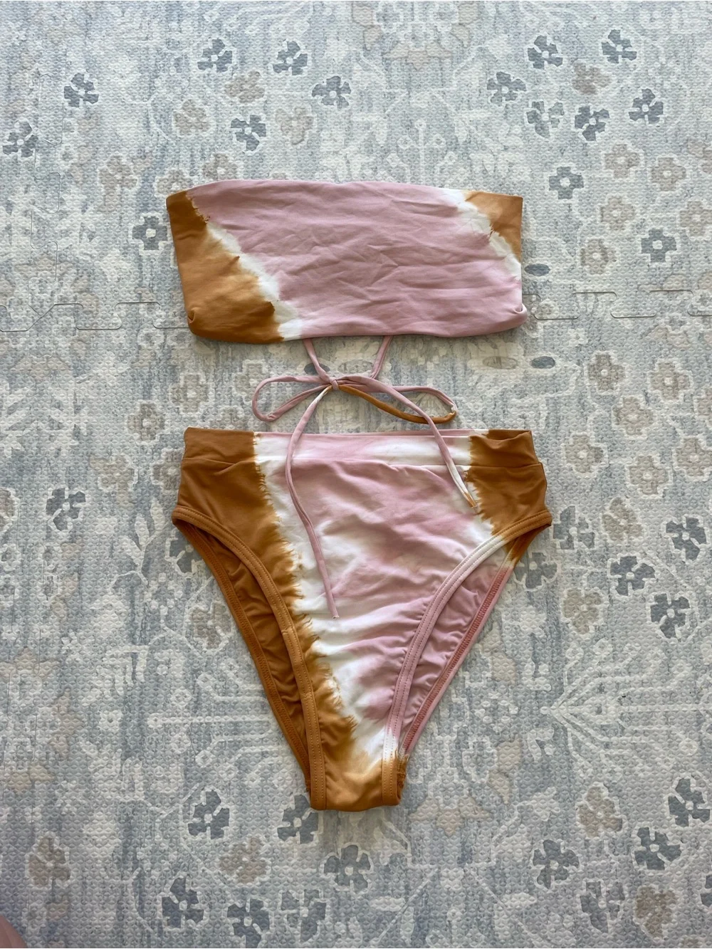 L*SPACE Beach Wave Tie Dye Bikini Set
